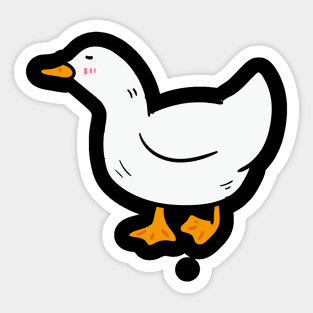 funny duck Sticker